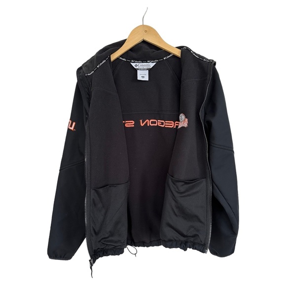 Oregon State Beavers Columbia Softshell Jacket Fleece Lined Men's Size Medium - Picture 6 of 14